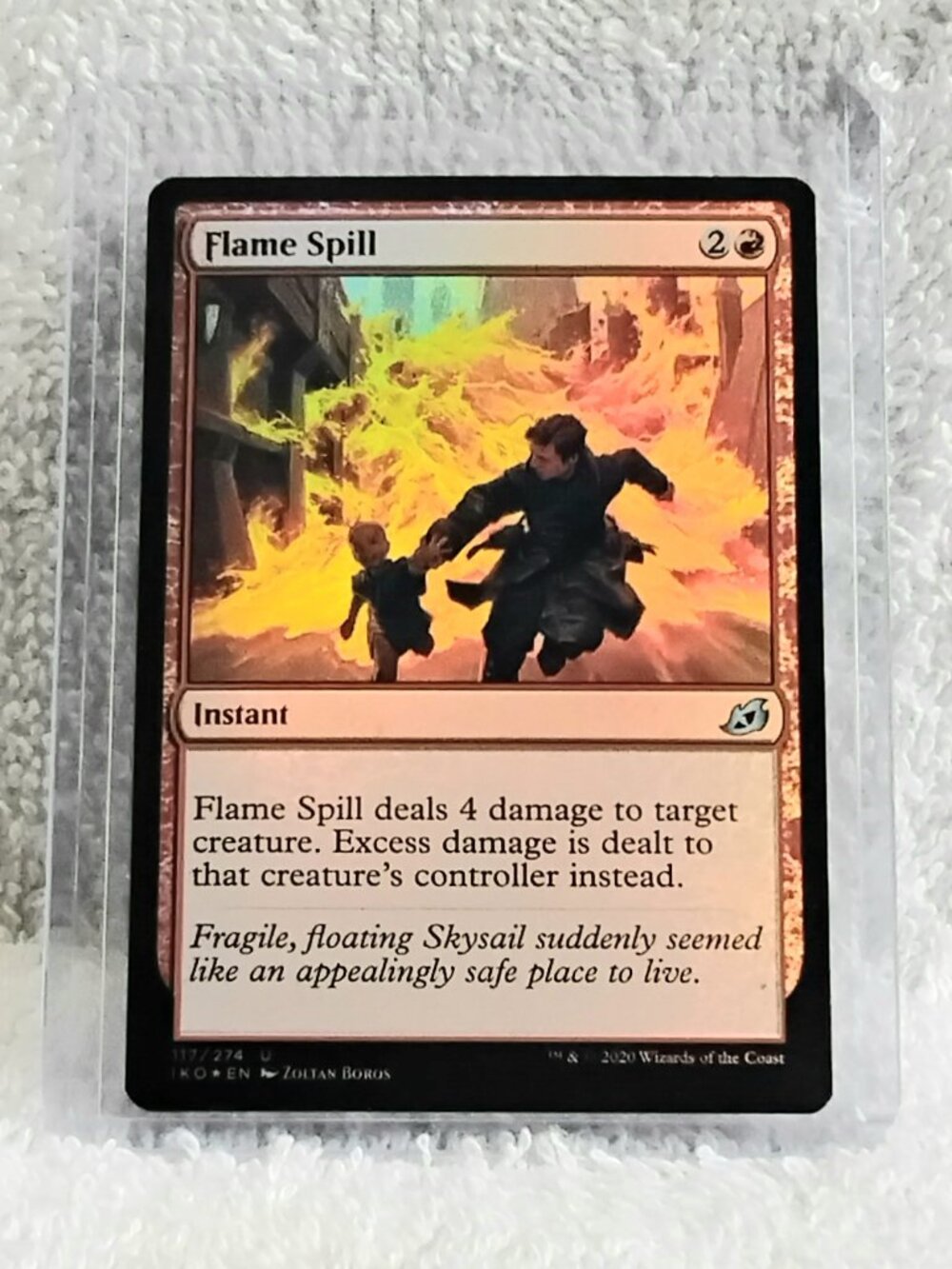 5/$20 Mint 2020 MTG Flame Spill UC Foil Card 117/274  Deckmaster!!
